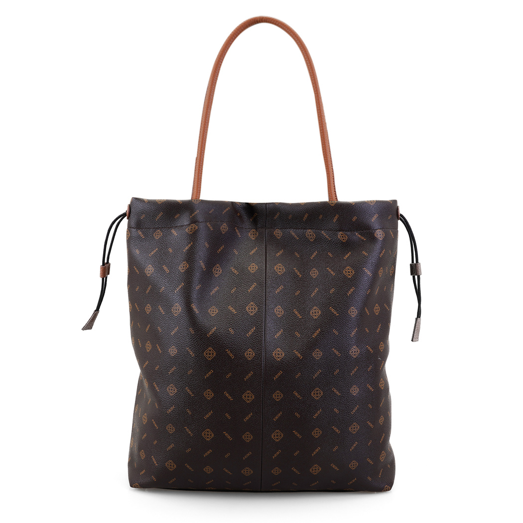 Abelard Kahve Kadın Monogram El Çantası