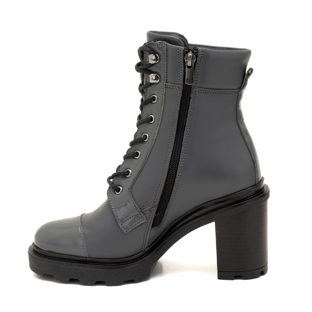Abran Antrasit Kadın Deri Bot