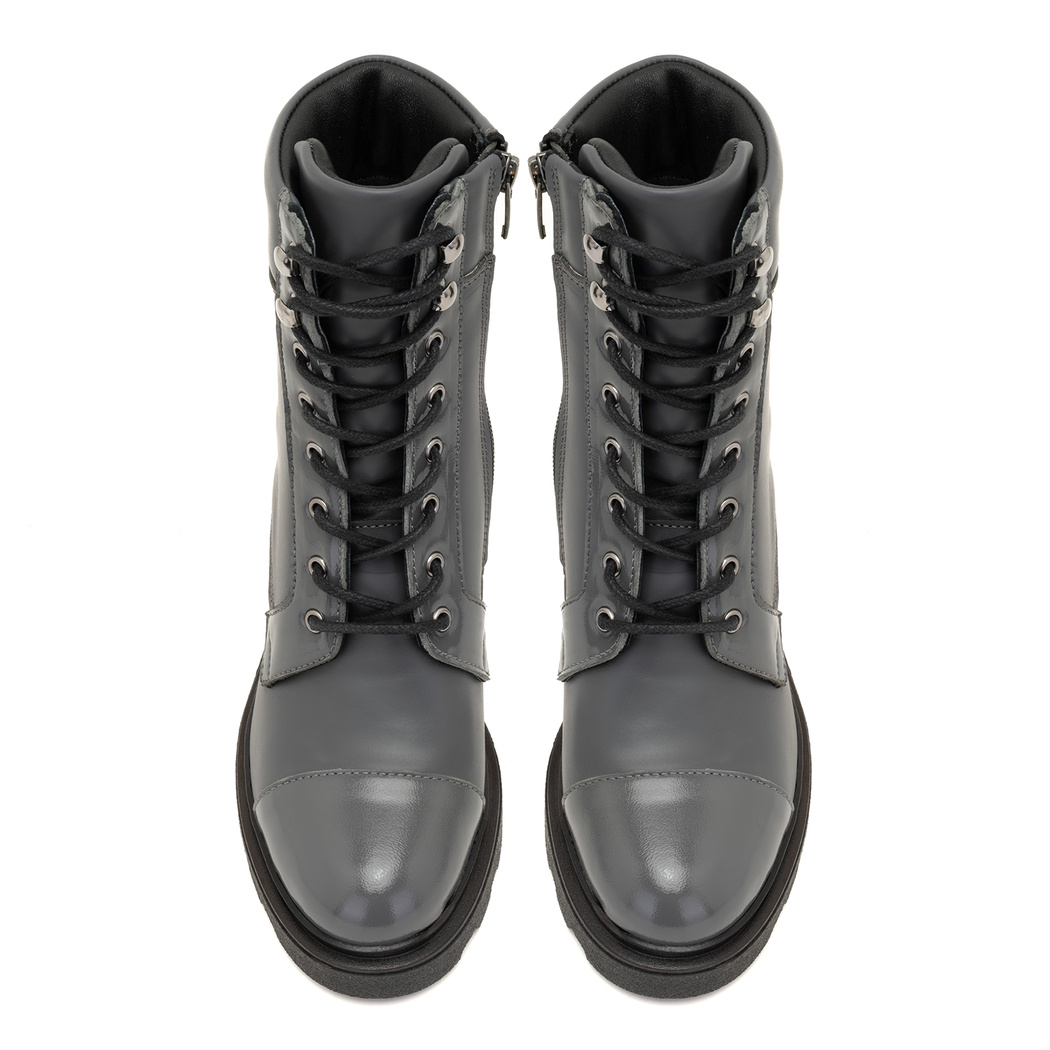 Abran Antrasit Kadın Deri Bot