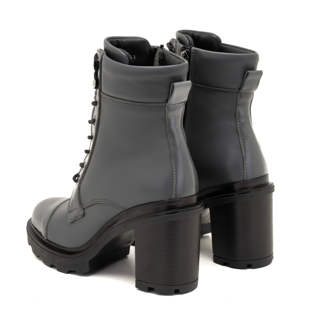 Abran Antrasit Kadın Deri Bot