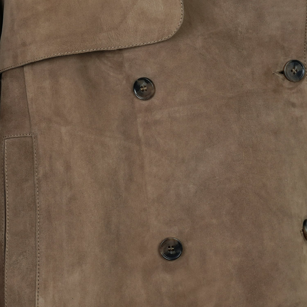 Abree Yeşil Kadın Süet Deri Ceket