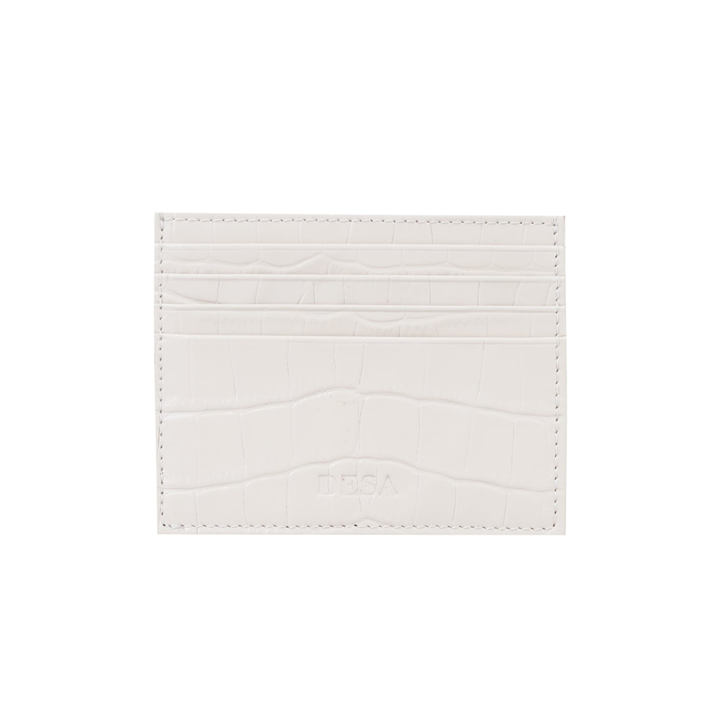 Addys Beyaz Kadın Deri Kartlık