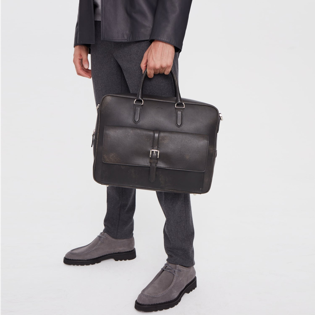 Ahren Kahve Erkek Deri Evrak Çantası