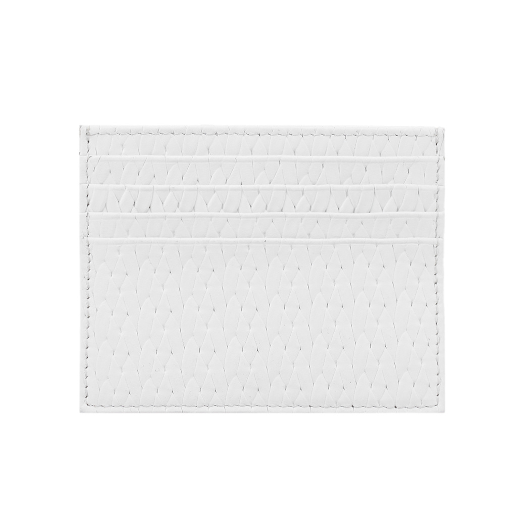 Ainsley Beyaz Kadın Deri Kartlık