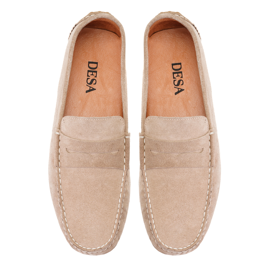 Akira Kahve Erkek Süet Deri Loafer