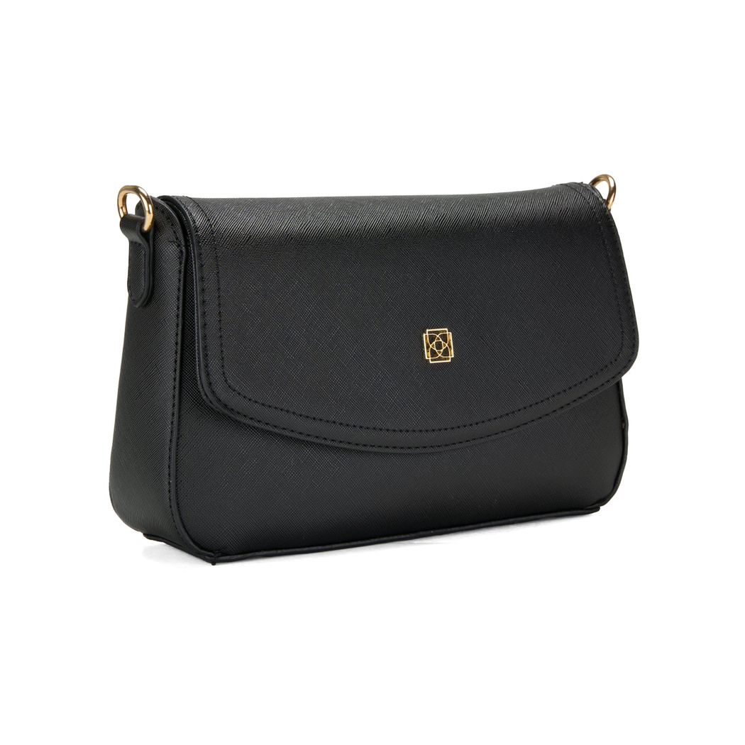 Albali Siyah Kadın Omuz Çantası