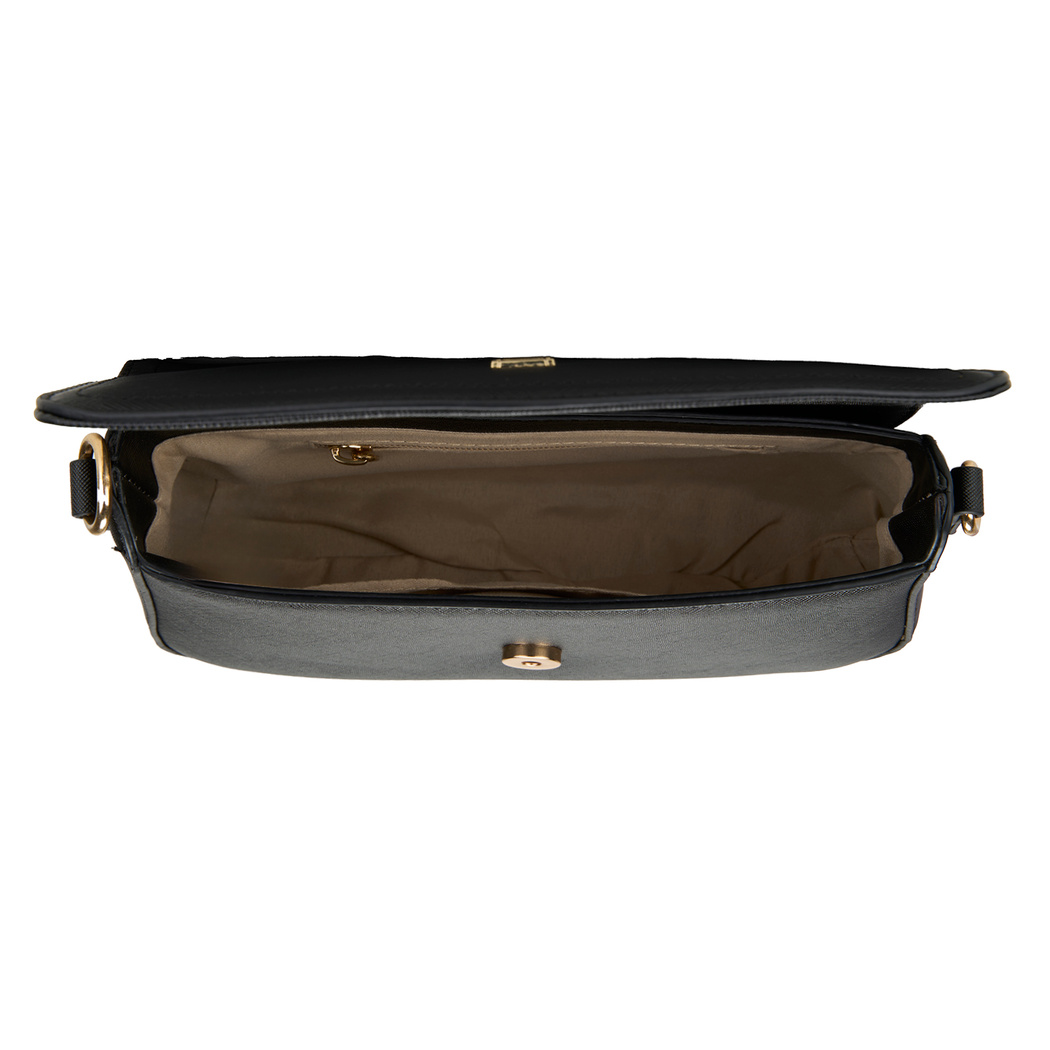 Albali Siyah Kadın Omuz Çantası