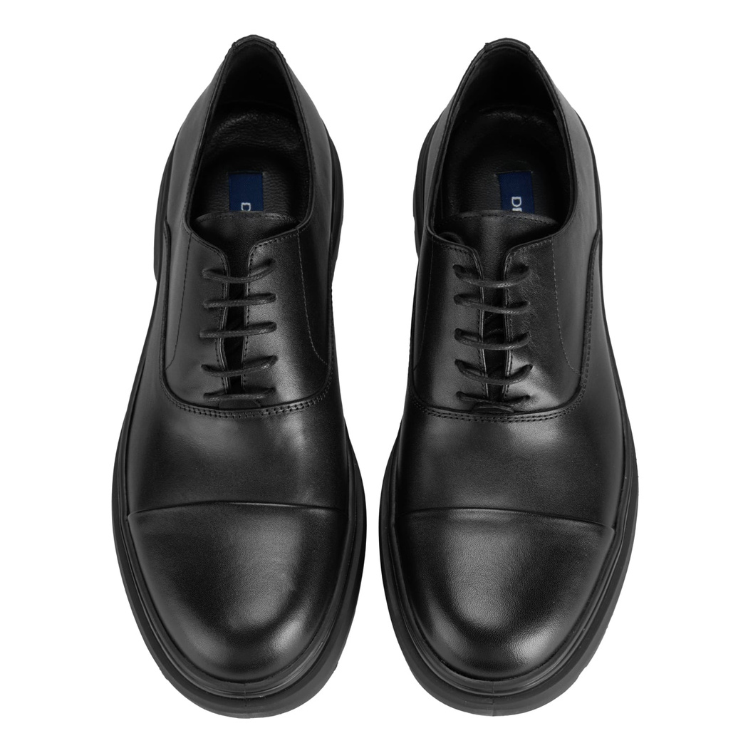 Alberty Siyah Erkek Günlük Deri Ayakkabı