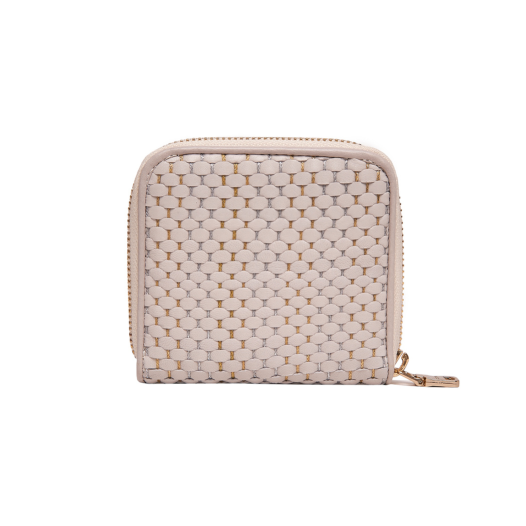 Aleece Örgü Desenli Kadın Deri Cüzdan