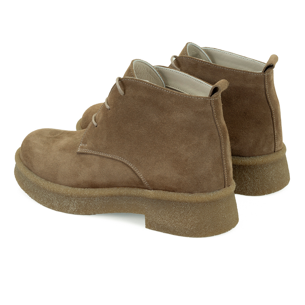 Alena Vizon Kadın Bağcıklı Süet Deri Bot