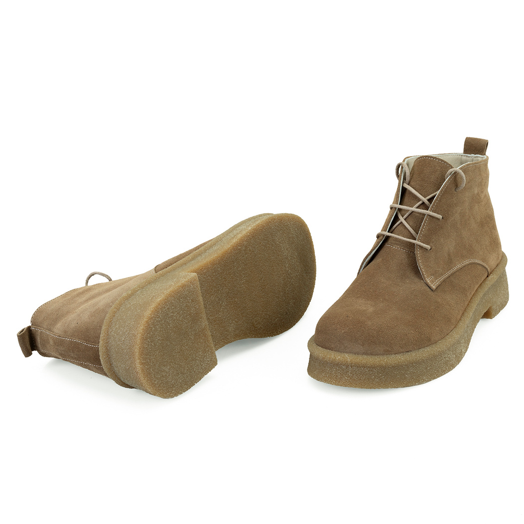 Alena Vizon Kadın Bağcıklı Süet Deri Bot