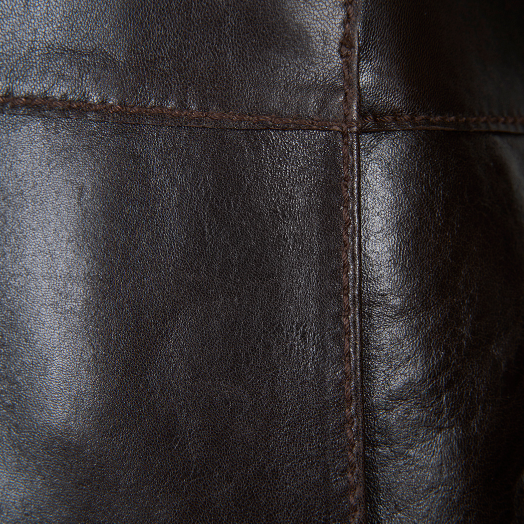 Alenna Kahve Kadın Deri Ceket