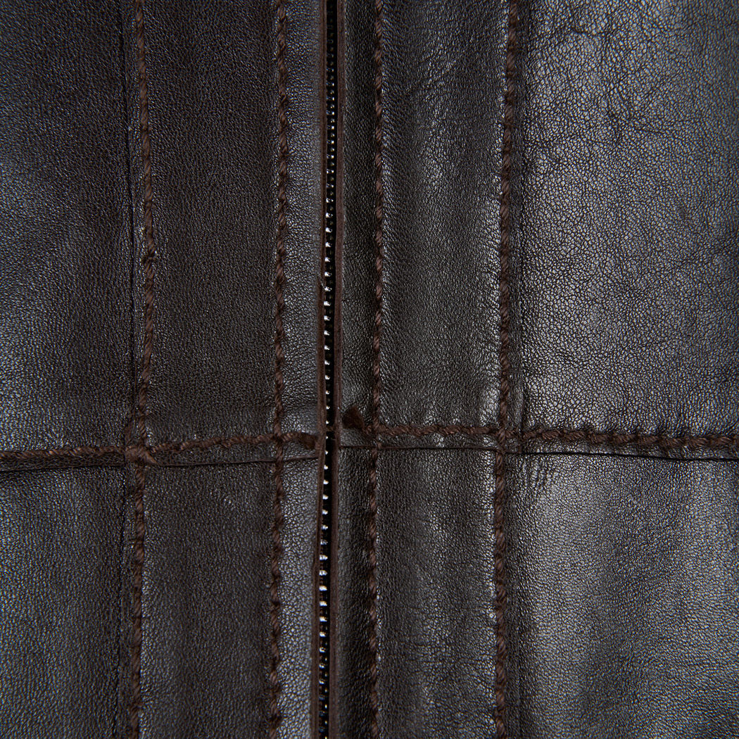 Alenna Kahve Kadın Deri Ceket