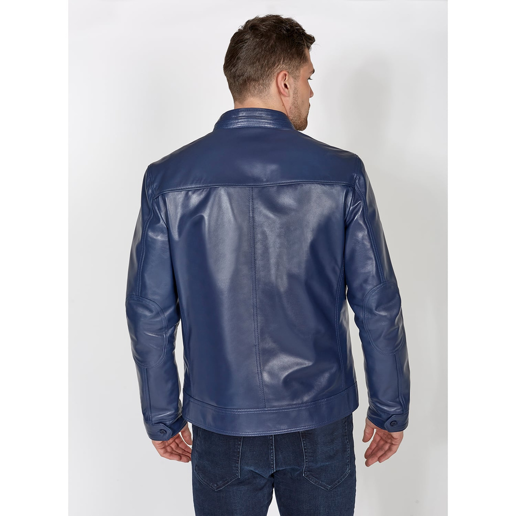 Aleron Erkek Çift Taraflı Deri Mont