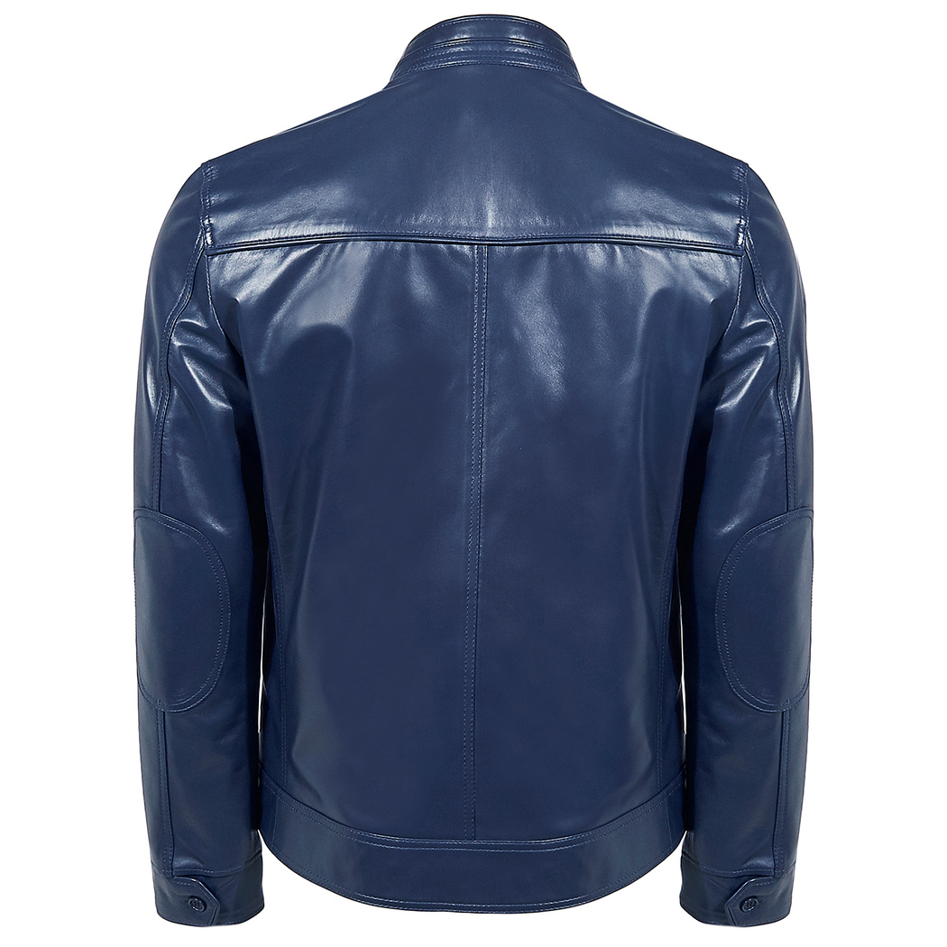 Aleron Erkek Çift Taraflı Deri Mont