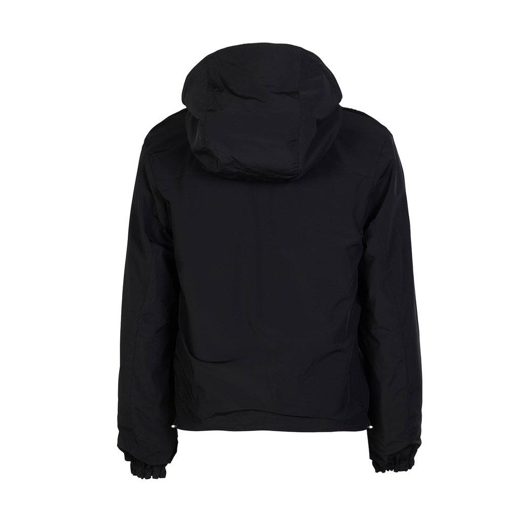 Alette Siyah Kadın Çift Taraflı Bomber Deri Ceket