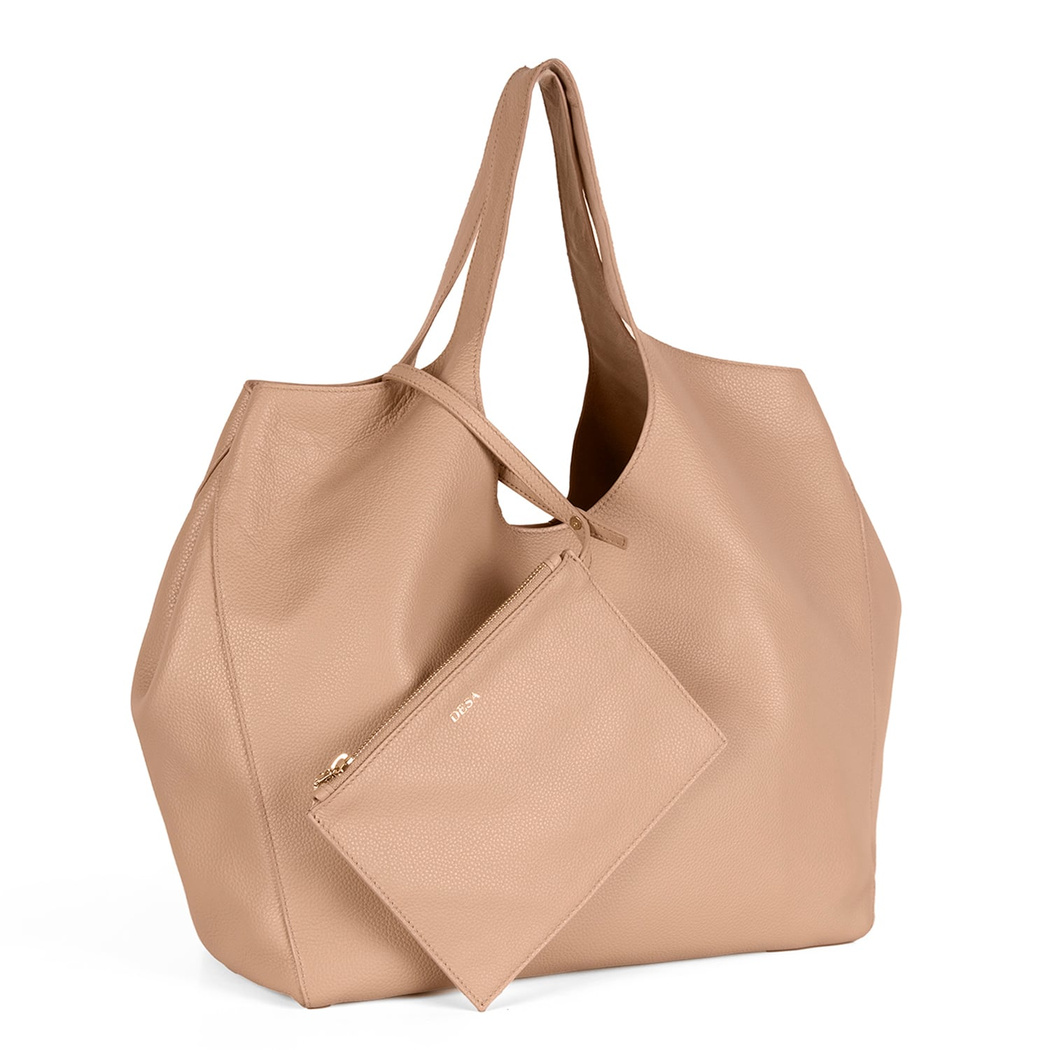 Alexandra Bej Kadın Deri Omuz Çantası