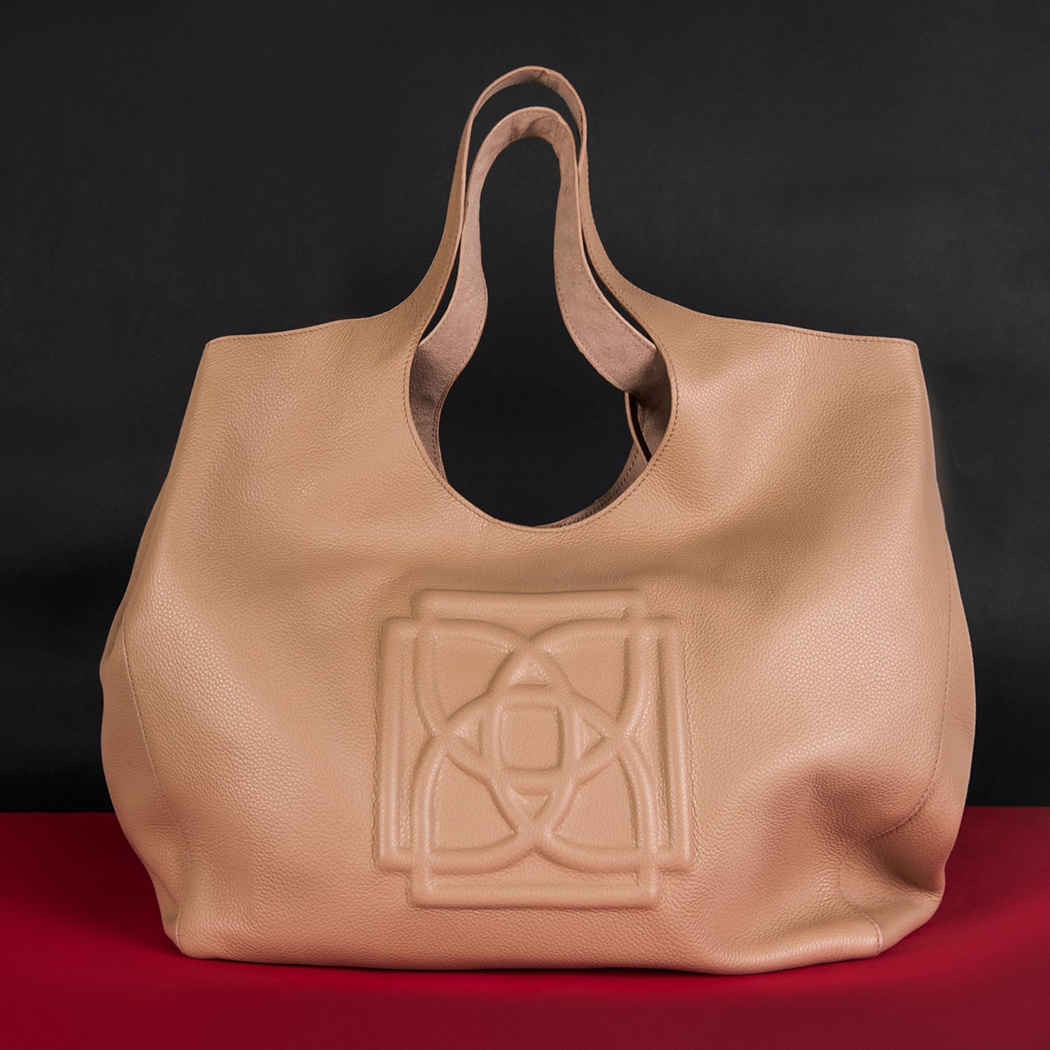 Alexandra Bej Kadın Deri Omuz Çantası