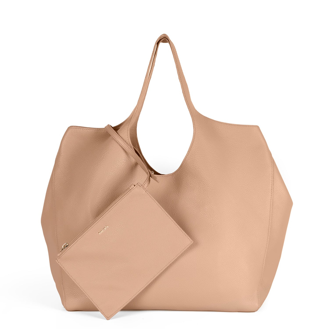 Alexandra Bej Kadın Deri Omuz Çantası