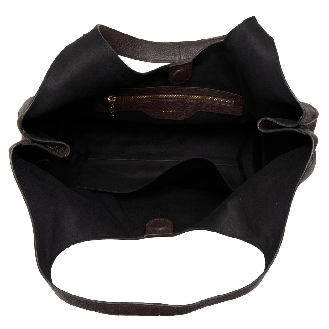 Alexandra Kahve Kadın Deri Omuz Çantası