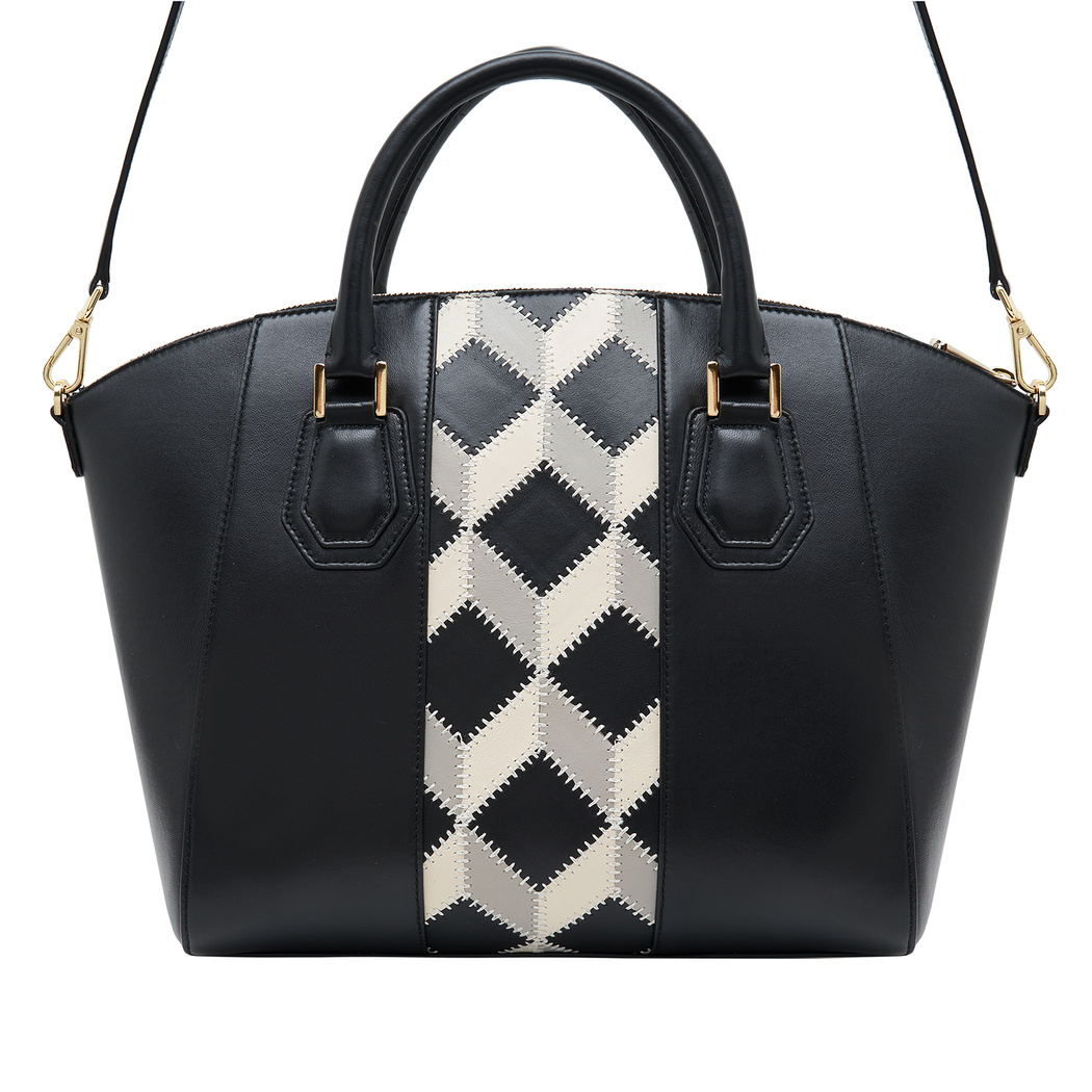 Algebra Kadın Patchwork Deri Omuz Askılı Çanta