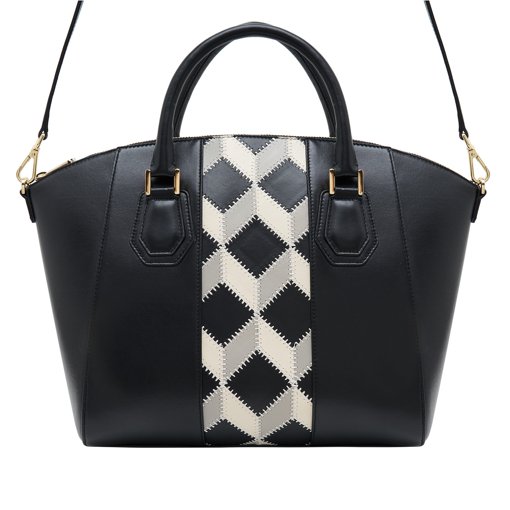 Algebra Kadın Patchwork Deri Omuz Askılı Çanta