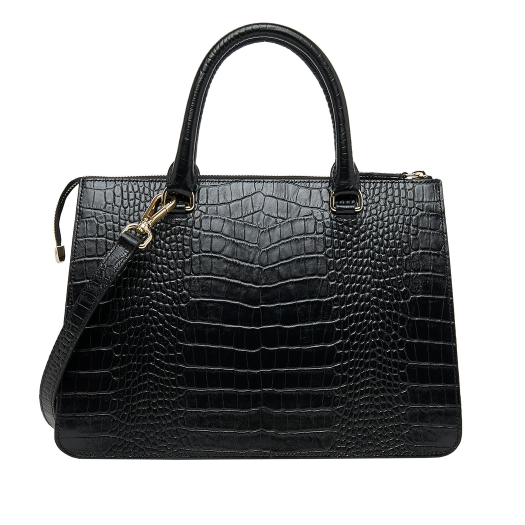 Algue Kadın Kroko Baskılı Deri Omuz Askılı Çanta