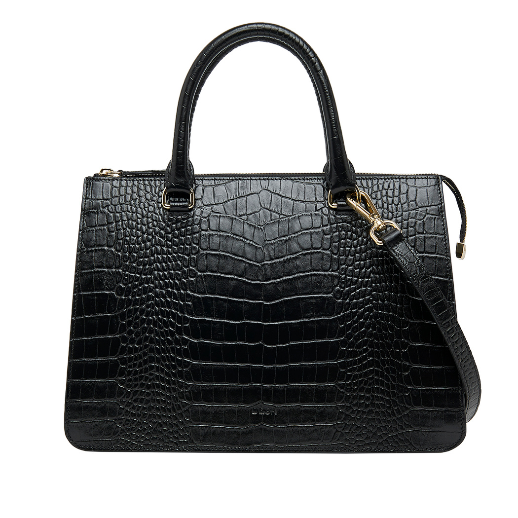 Algue Kadın Kroko Baskılı Deri Omuz Askılı Çanta