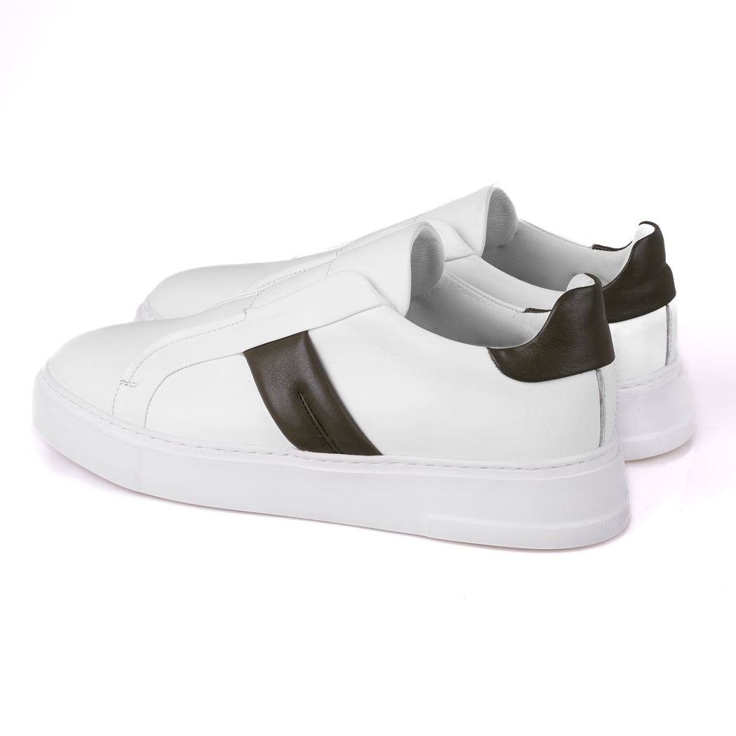 Alice Beyaz Erkek Deri Spor Ayakkabı