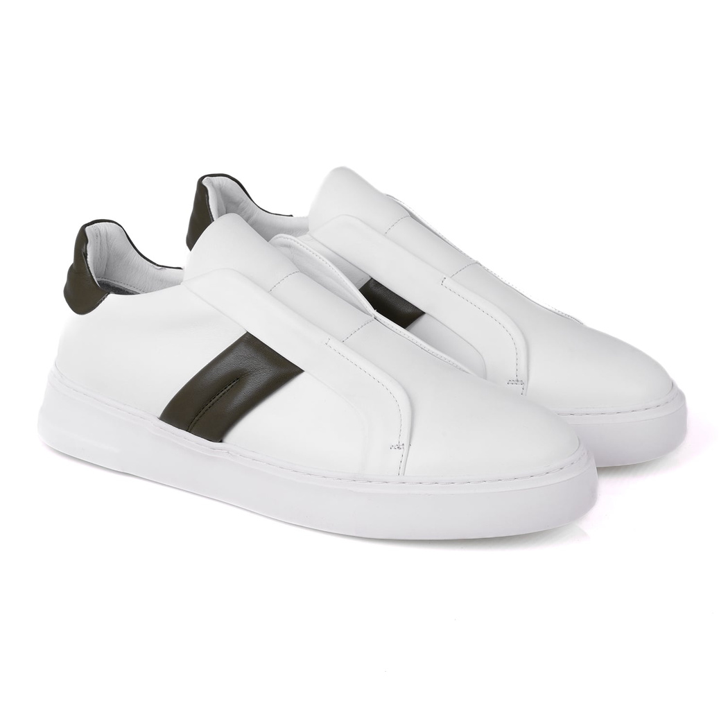 Alice Beyaz Erkek Deri Spor Ayakkabı