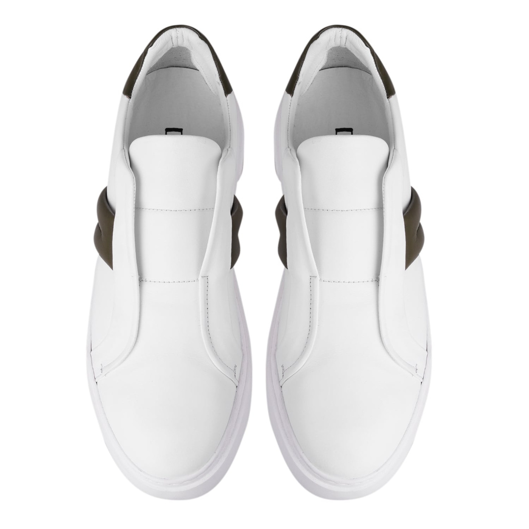 Alice Beyaz Erkek Deri Spor Ayakkabı