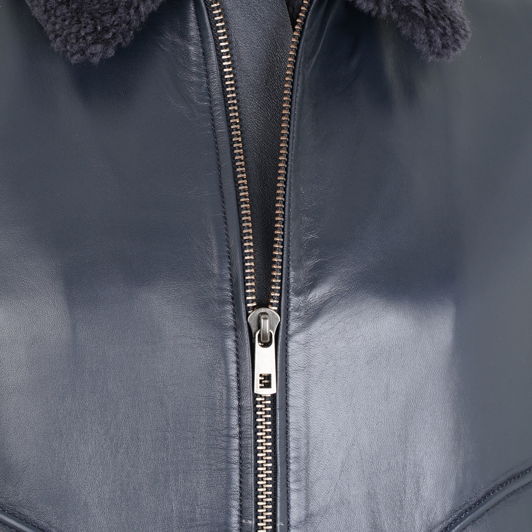 Alijha Gri Erkek Deri Mont