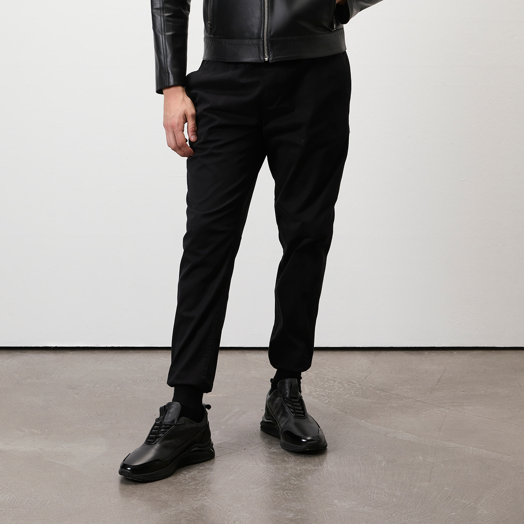 Alisa Siyah Erkek Deri Spor Ayakkabı