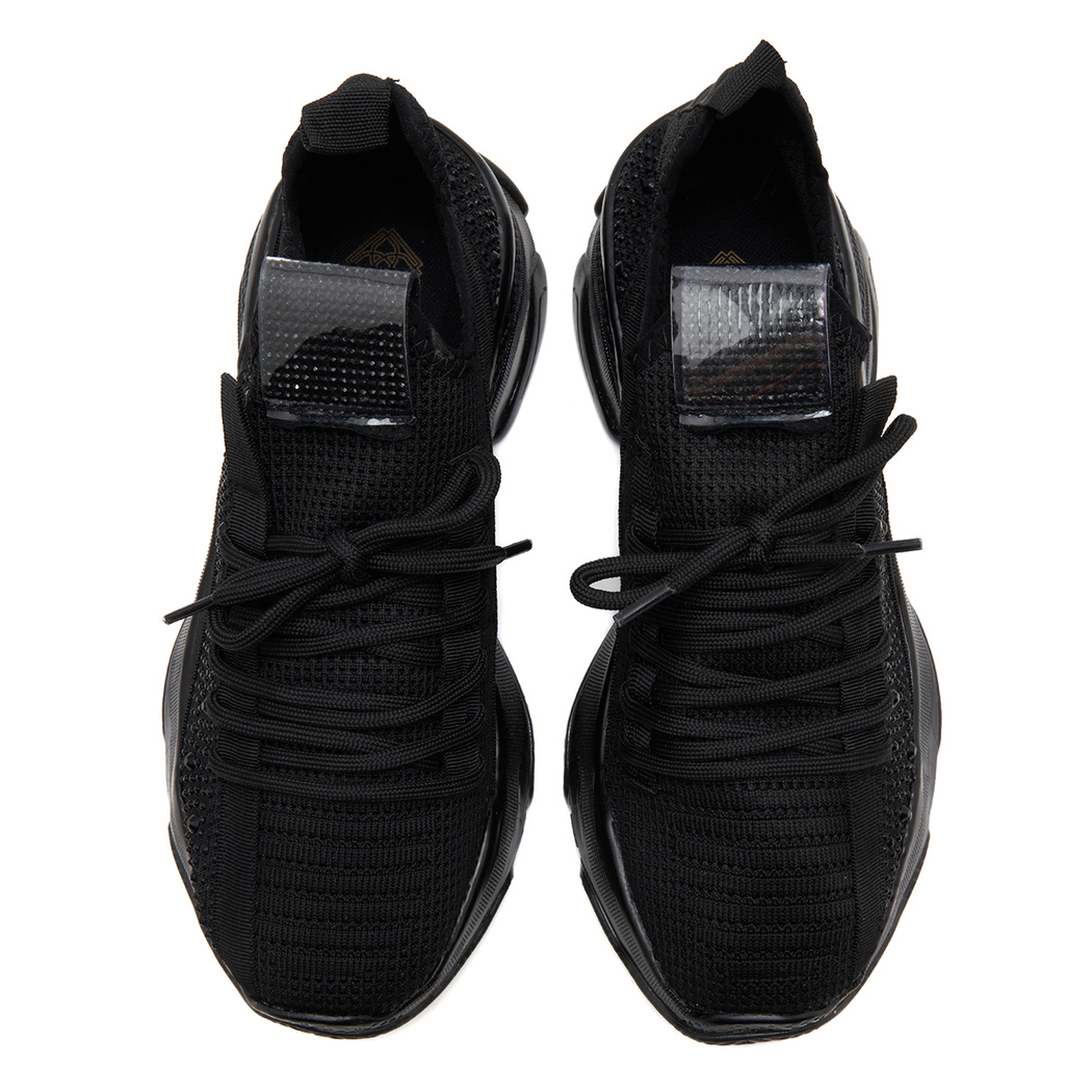 Allan Siyah Kadın Triko Spor Ayakkabı