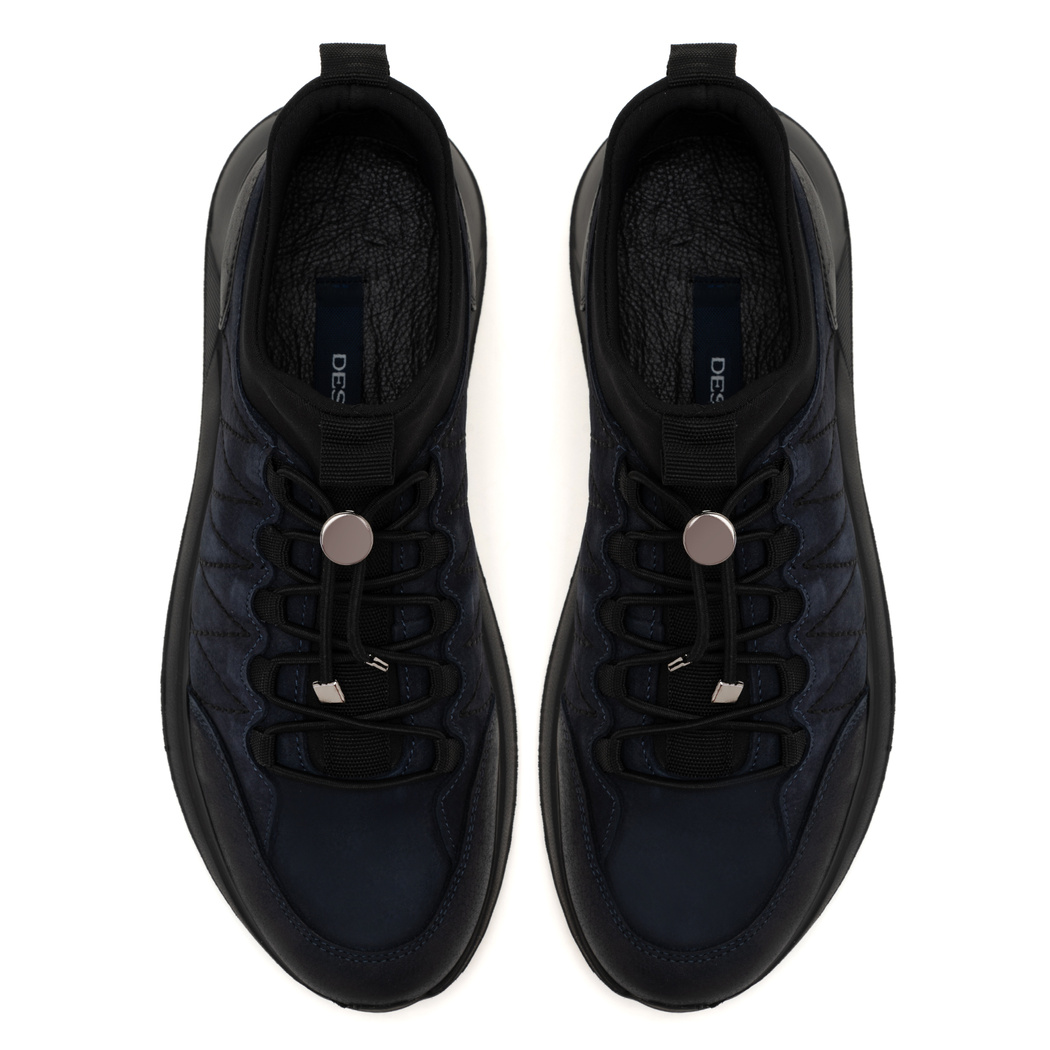 Alonsa Lacivert Erkek Nubuk Deri Spor Ayakkabı