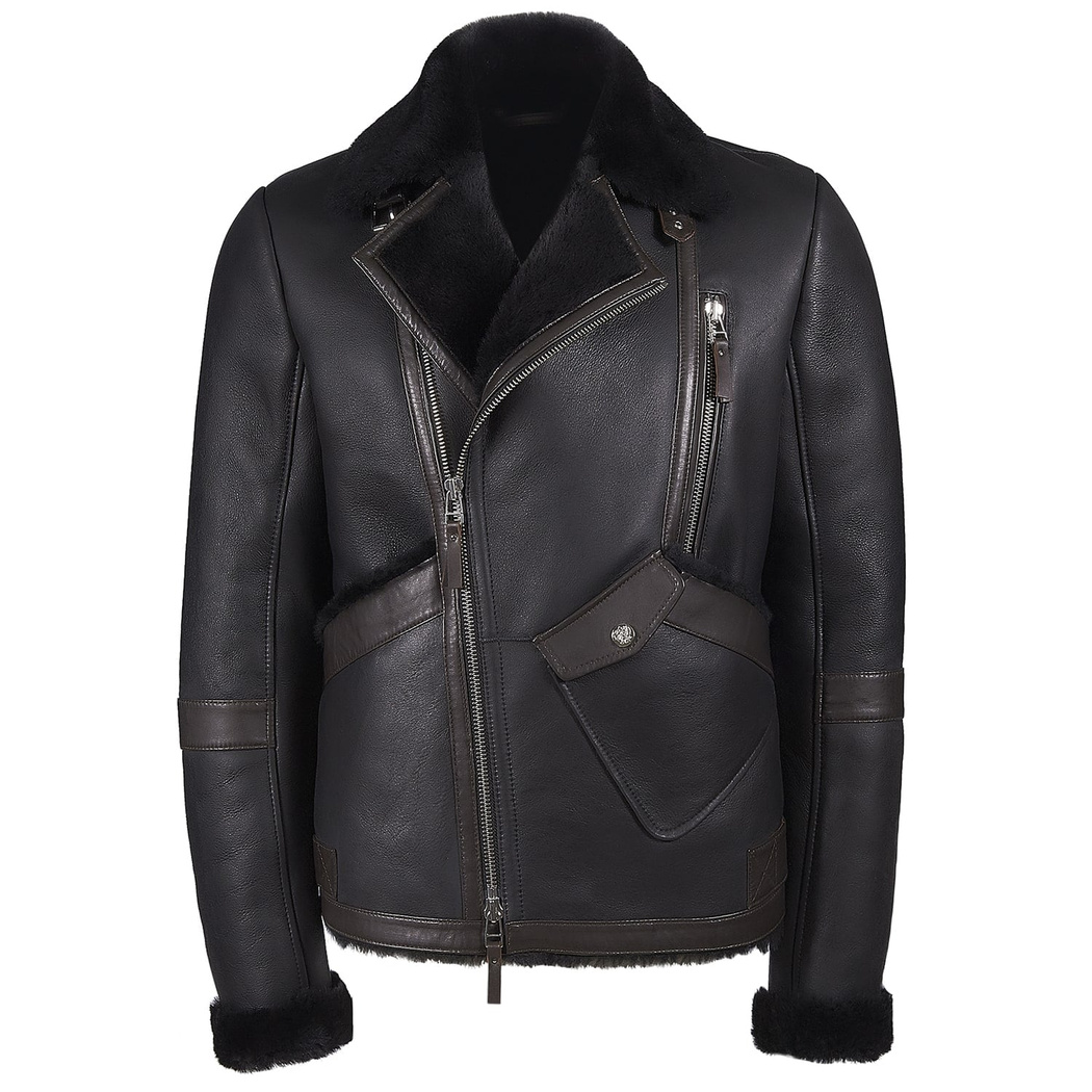 Alonso Siyah Kürklü Erkek Mont