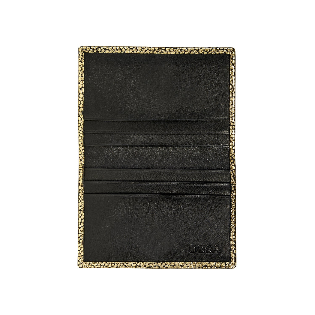 Altın Fidel Kadın Deri Kartlık