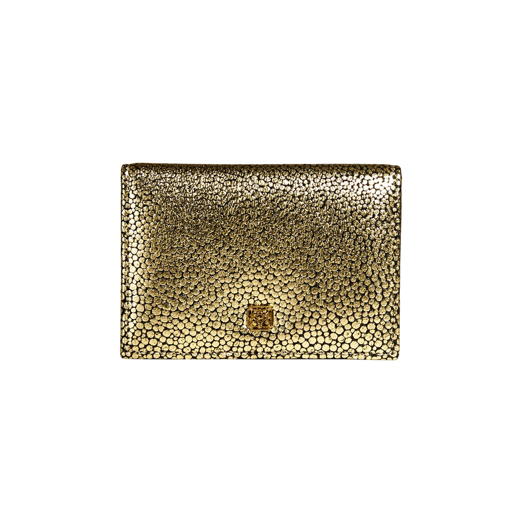 Altın Fidel Kadın Deri Kartlık