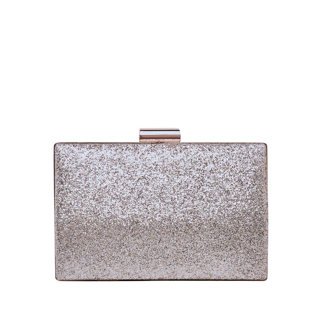 Altın Grass Zincir Detaylı Kadın Gece Çantası