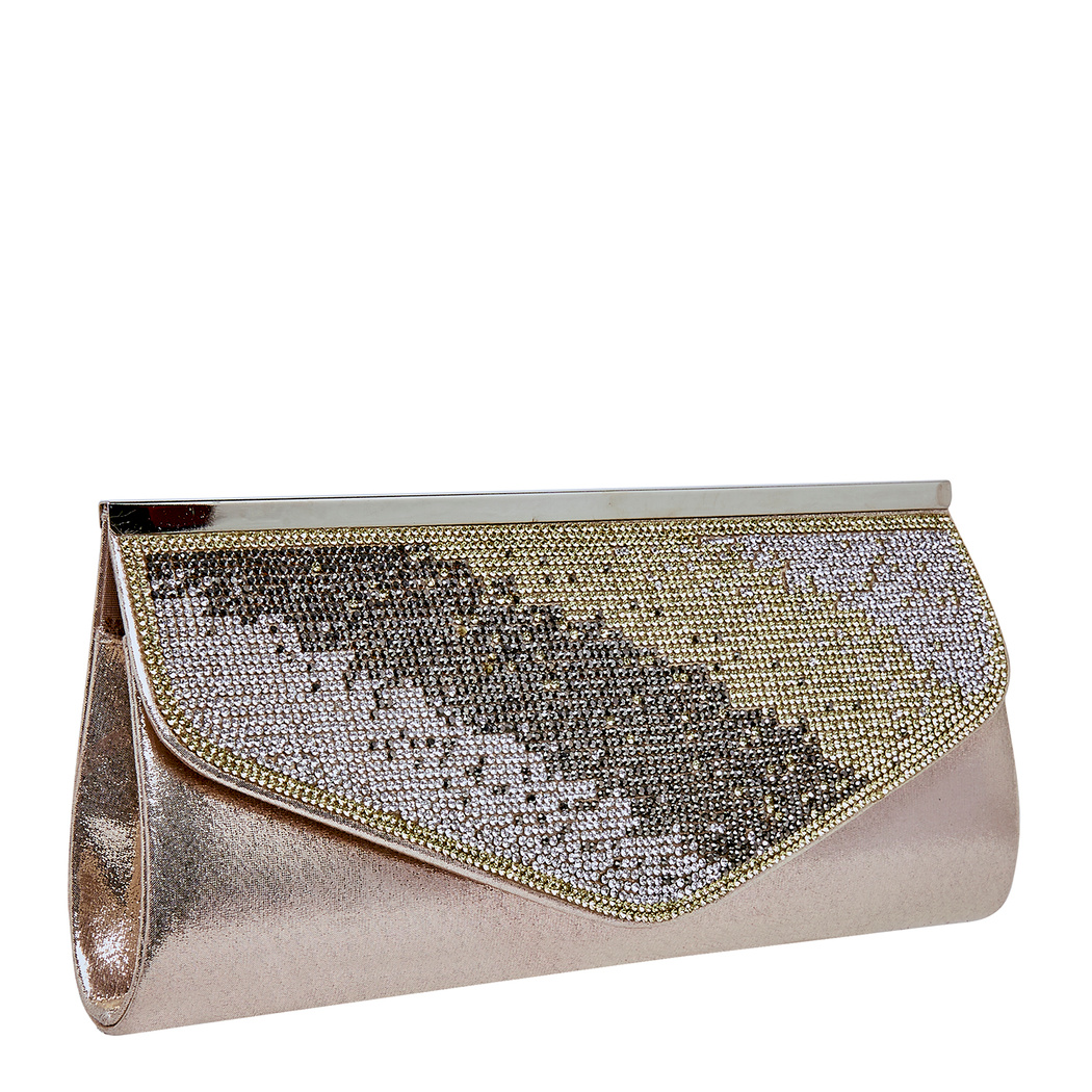 Altın Trunk Zincir Detaylı Kadın Gece Çantası