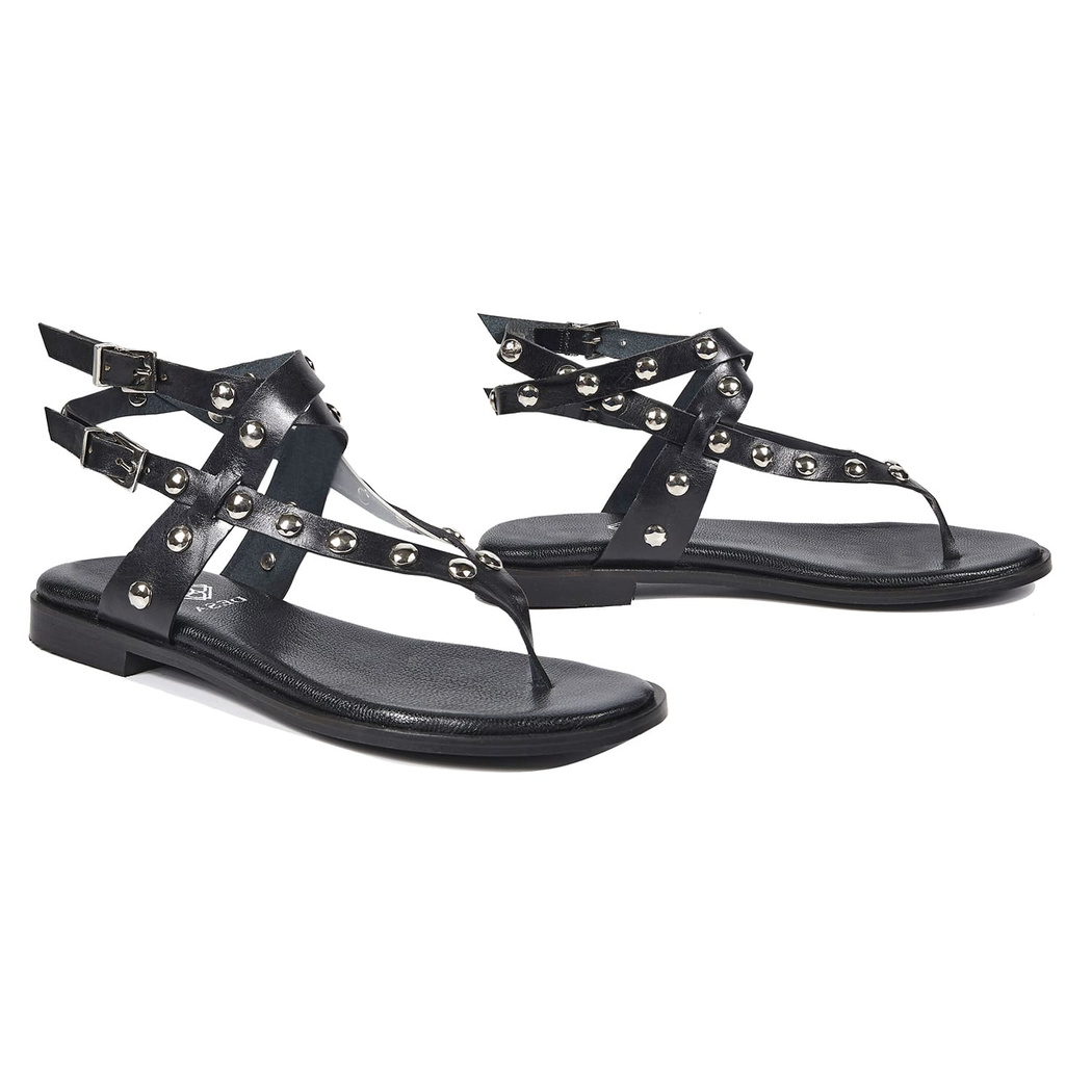 Alva Kadın Deri Sandalet