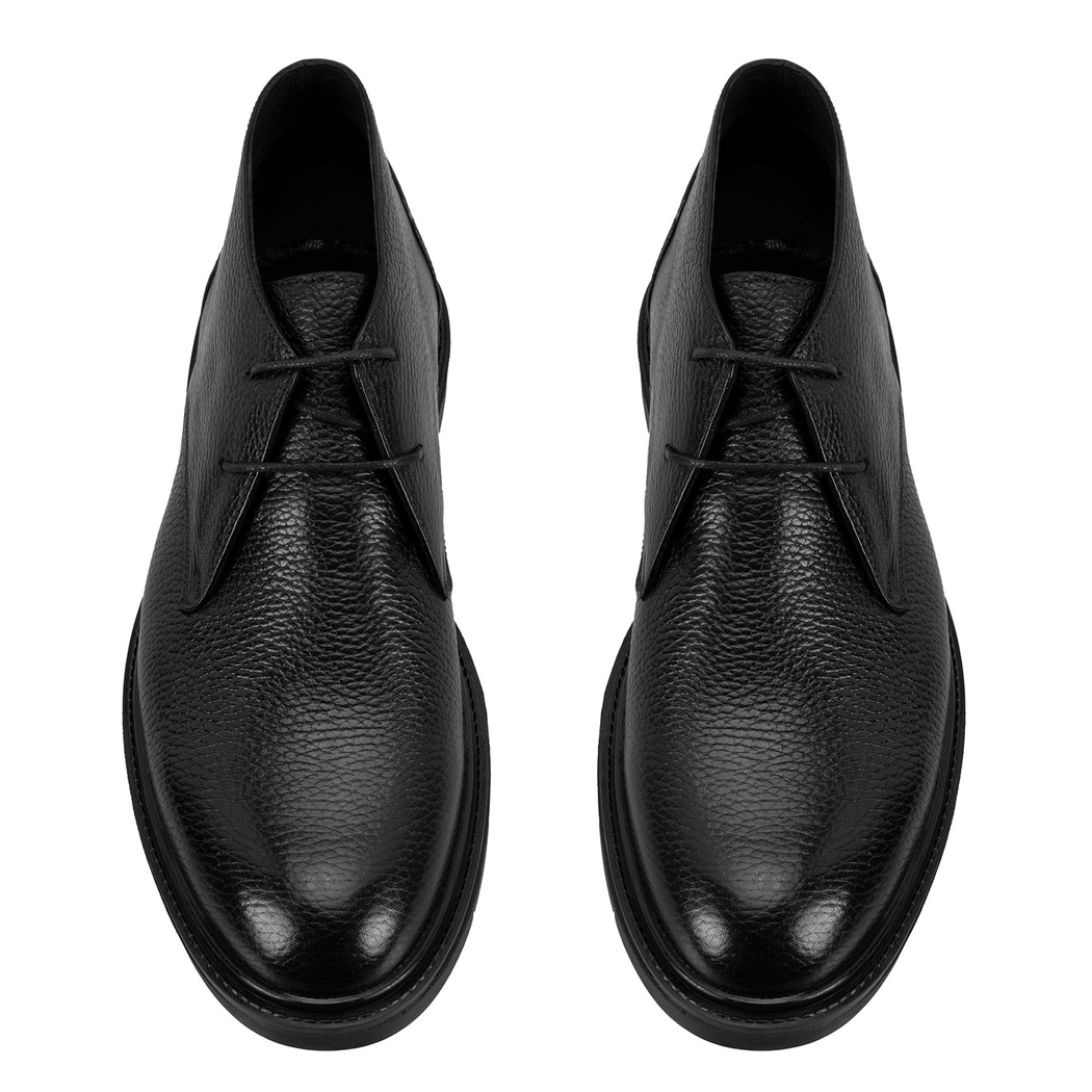 Amelian Siyah Erkek Deri Bot