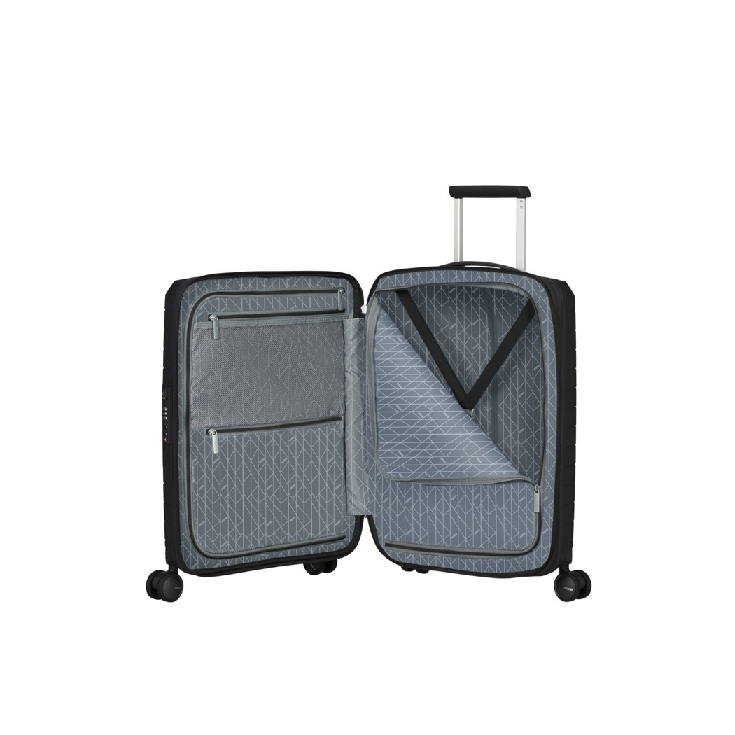 American Tourister Fastforward Siyah Körüklü 55/20 Kabin Boy Valiz