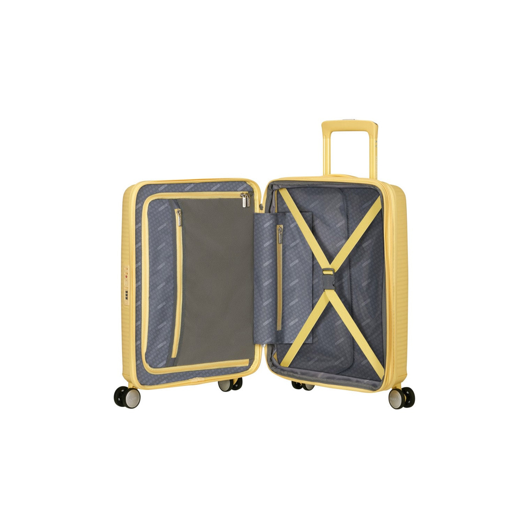 American Tourister Soundbox - 55 cm Kabin Boy Sert Valiz