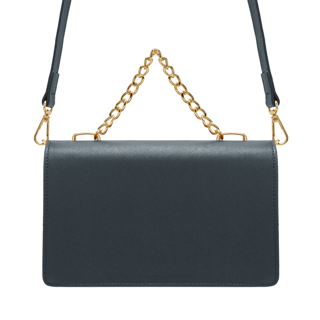 Anais Gri Kadın Zincir Detaylı El Çantası
