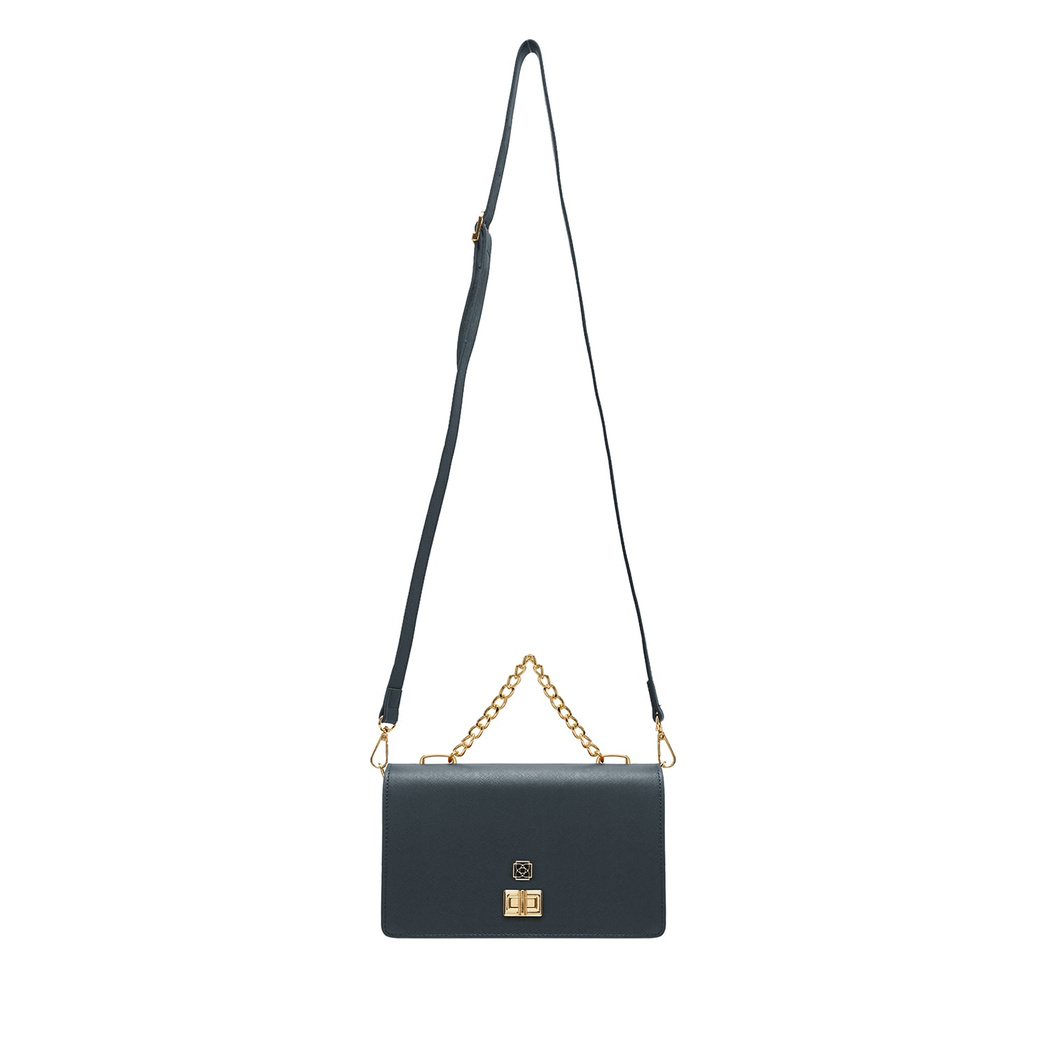 Anais Gri Kadın Zincir Detaylı El Çantası