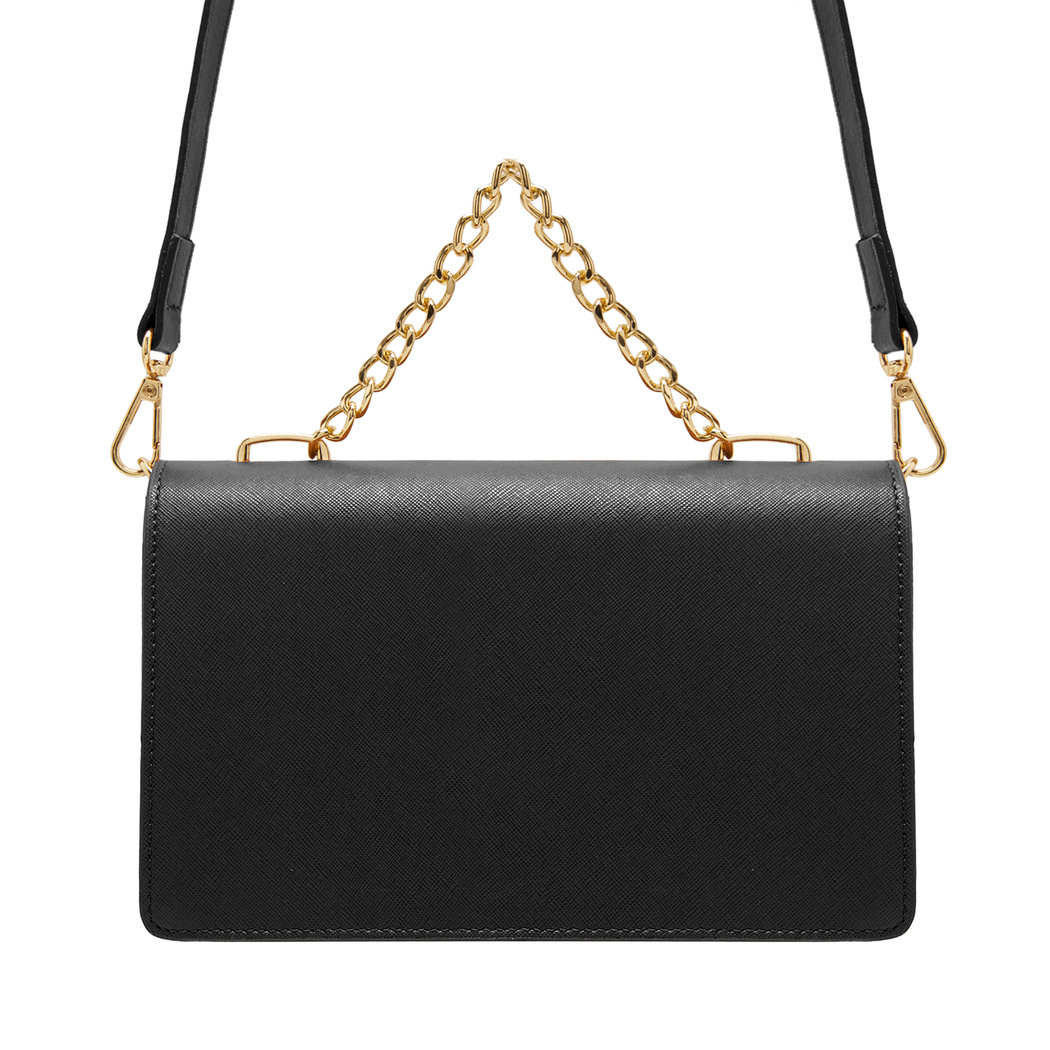 Anais Siyah Kadın Zincir Detaylı El Çantası