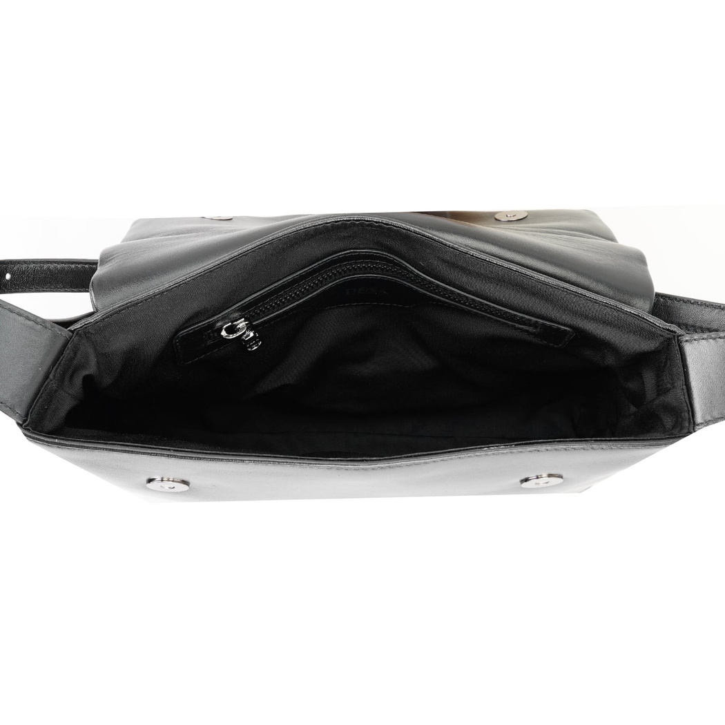 Anastacia Siyah Kadın Deri Omuz Çantası