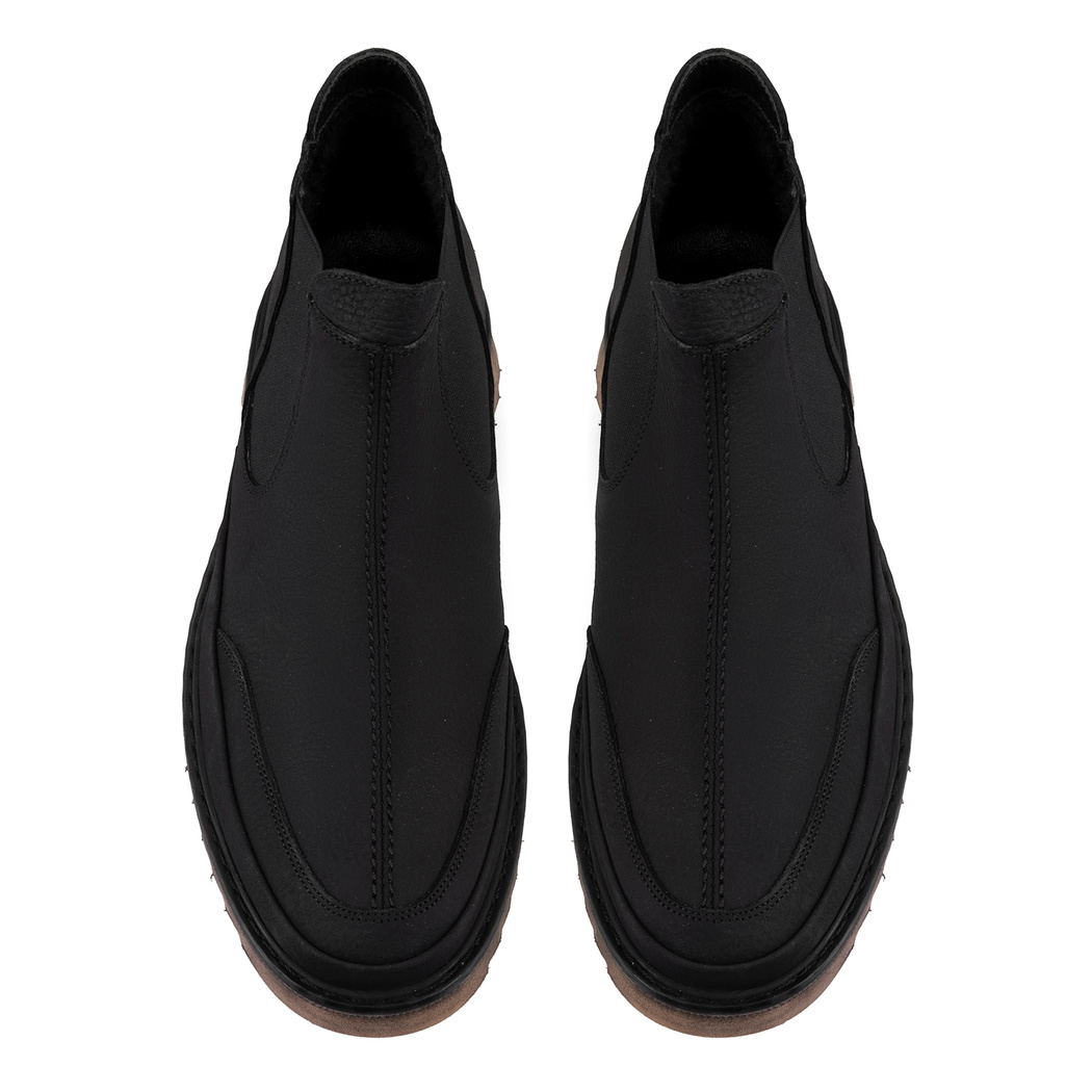 Aniana Siyah Erkek Deri Chelsea Bot