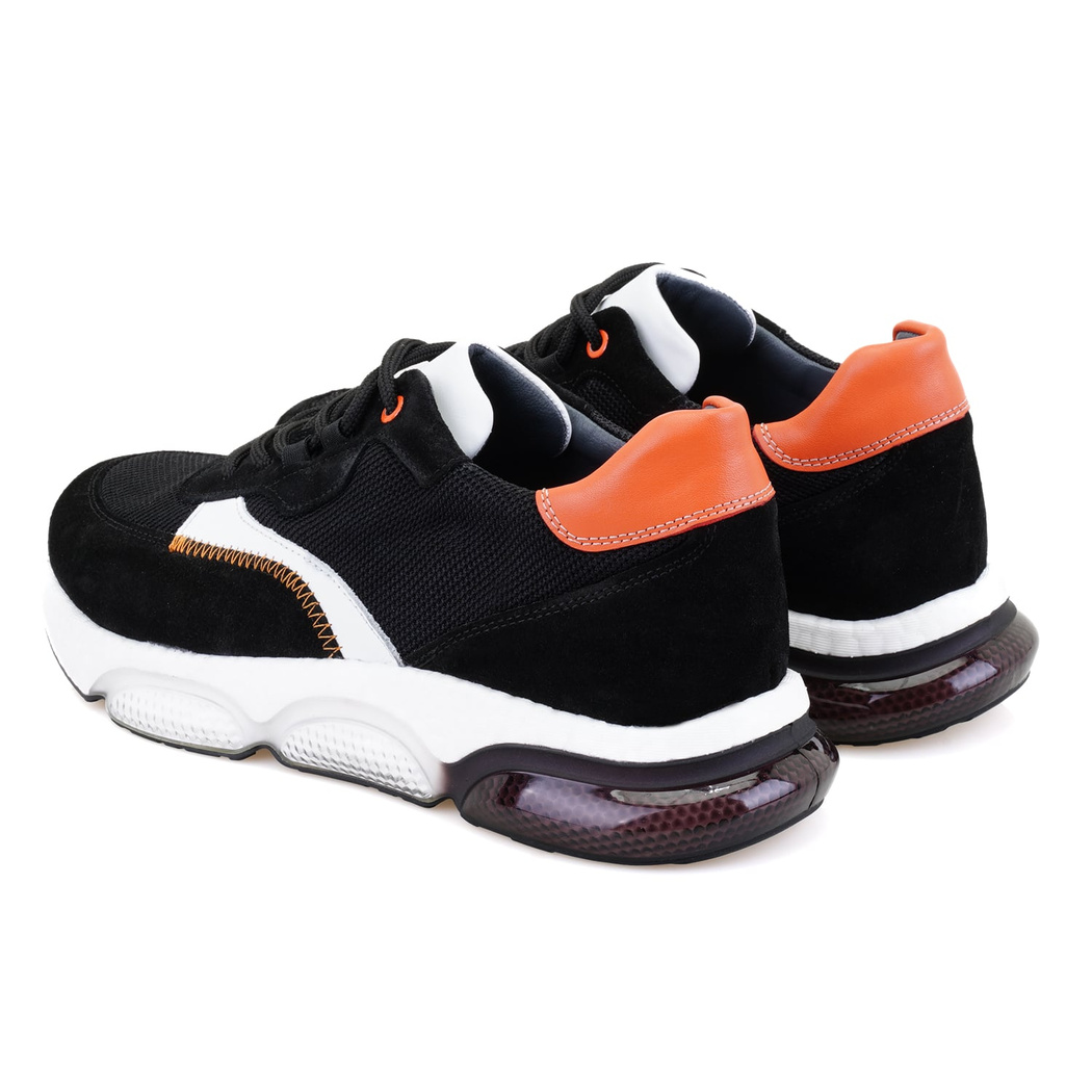 Anika Siyah Erkek Deri Spor Ayakkabı